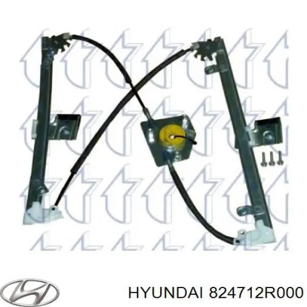 Mechanizm podnoszenia szyby drzwi przednich lewych Hyundai/Kia 824712R000 cena, od 129,57 USD