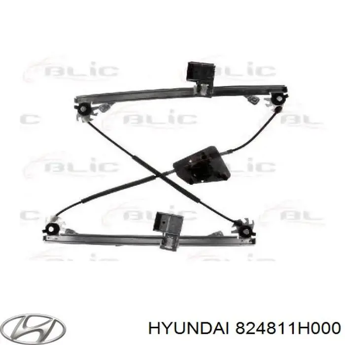 824811H000 Hyundai/Kia Mechanizm podnoszenia szyby drzwi przednich prawych