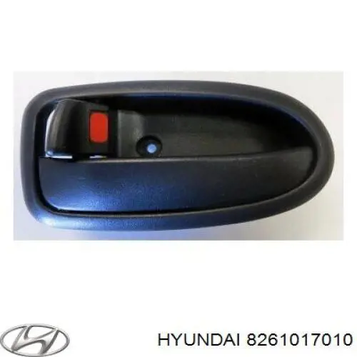 8261017010 Hyundai/Kia Klamka drzwi lewych przednia/tylna wewnętrzna