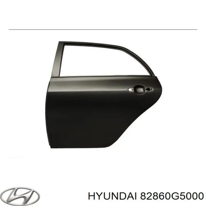 Listwa ochronna drzwi przednich prawych górna Hyundai/Kia 82860G5000 cena, od 68,76 USD