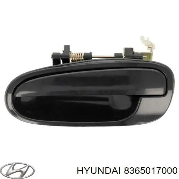 8365017000 Hyundai/Kia Klamka drzwi tylnych zewnętrzna lewa