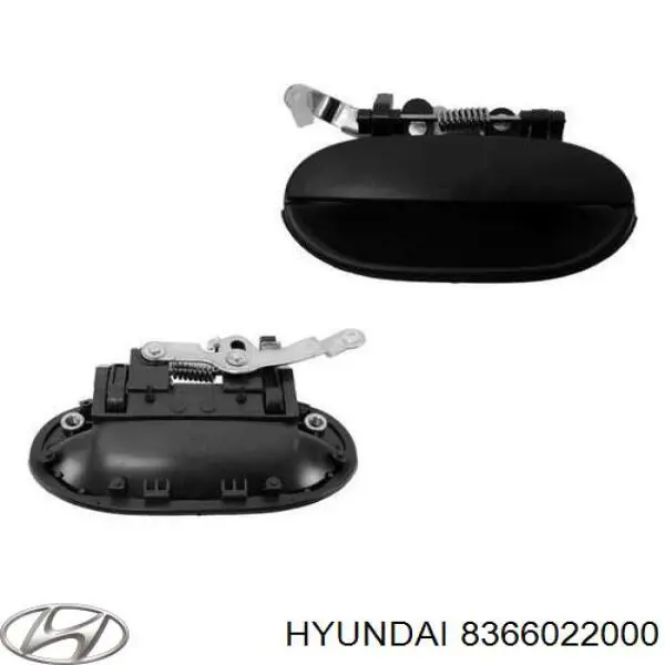 8366022000 Hyundai/Kia Klamka drzwi tylnych prawa zewnętrzna