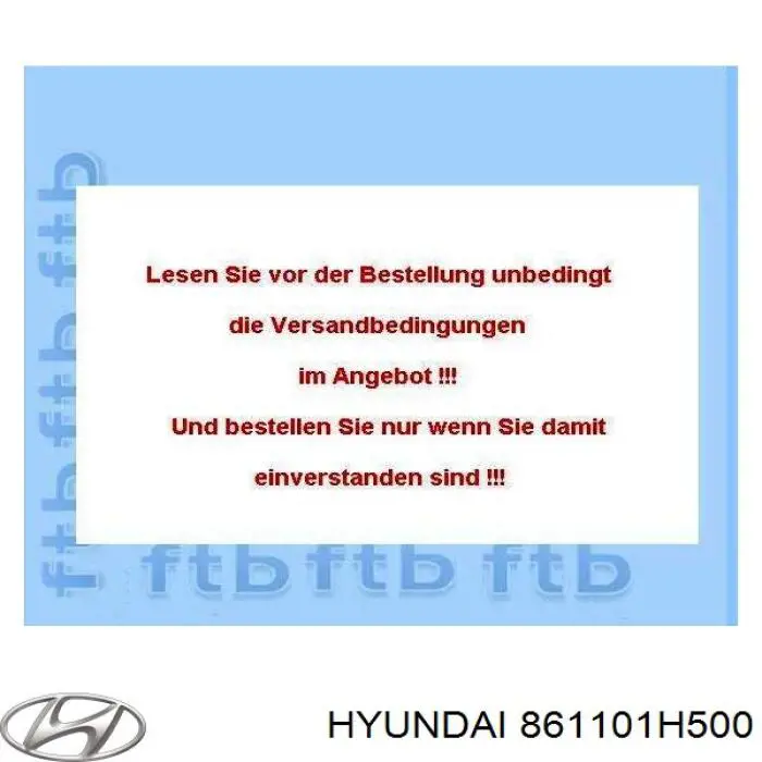 Szyba przednia Hyundai/Kia 861101H500 cena, od 595,33 USD
