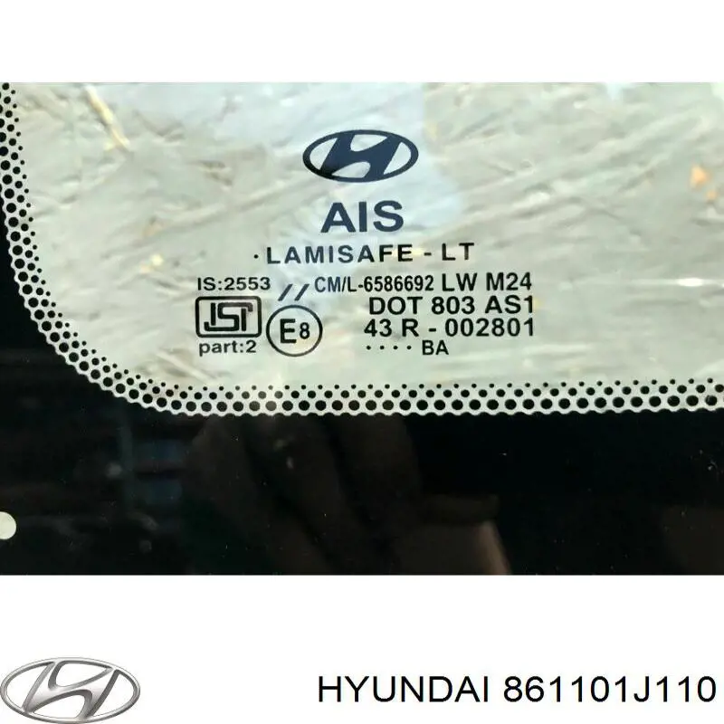 Szyba przednia Hyundai I20 I hatchback (PB) (2008 - 2012) cena, od 147,51 USD