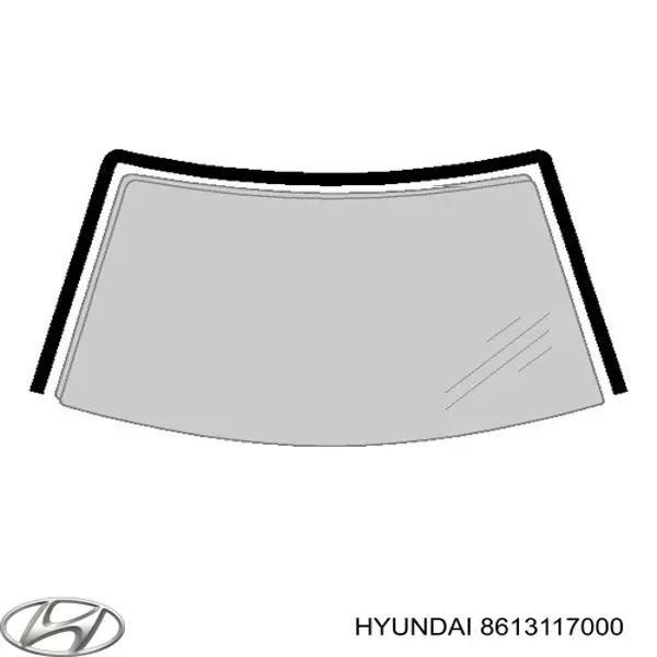 8613117000 Hyundai/Kia Listwa ochronna szyby przedniej