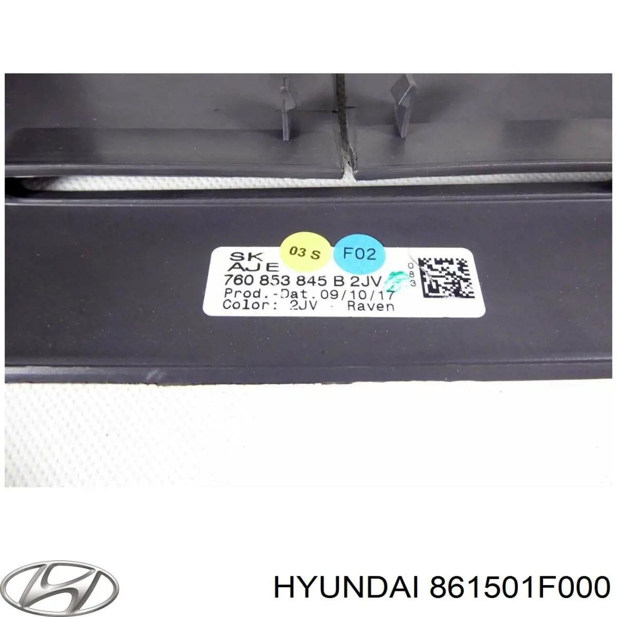 861501F000 Hyundai/Kia Podszybie szyby czołowej