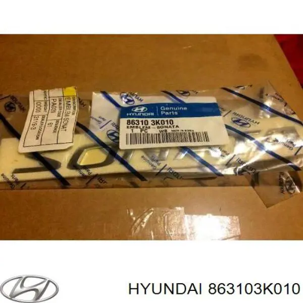 Emblemat na klapę bagaznika (znaczek firmowy) do Hyundai Sonata V NF