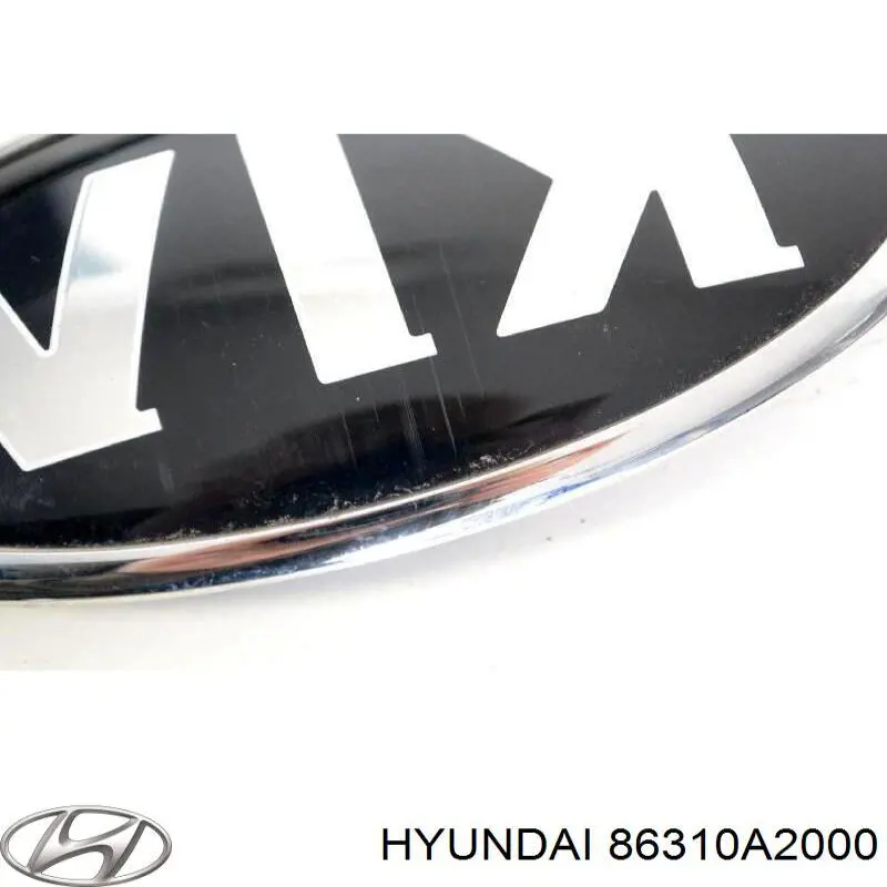 Emblemat na klapę bagaznika (znaczek firmowy) Hyundai/Kia 86310A2000 cena, od 75,92 USD