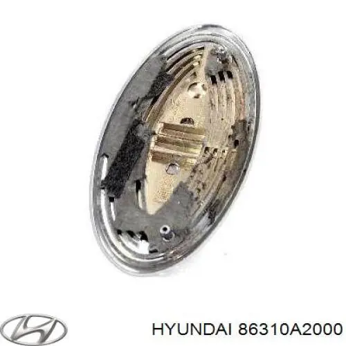 Emblemat na klapę bagaznika (znaczek firmowy) Hyundai/Kia 86310A2000 cena, od 78,08 USD