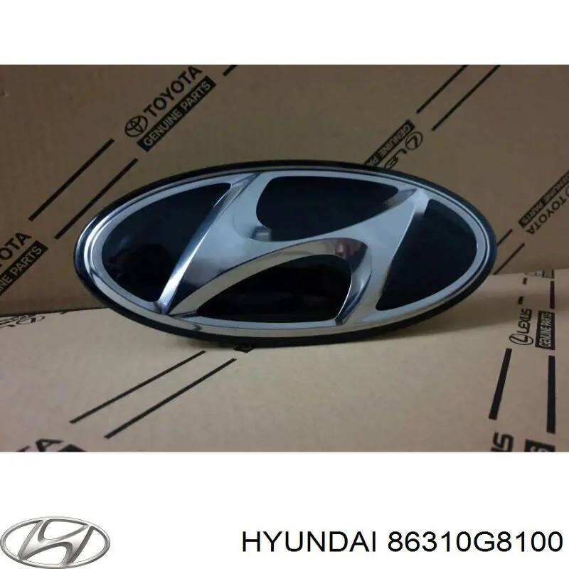 Emblemat na atrapę chłodnicy Hyundai/Kia 86310G8100 cena, od 63,05 USD