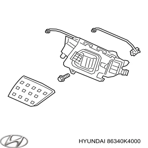 86340K4000 Hyundai/Kia Port ładowania