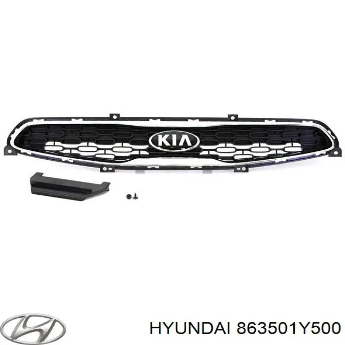 Atrapa chłodnicy Hyundai/Kia 863501Y500 cena, od 103,72 USD