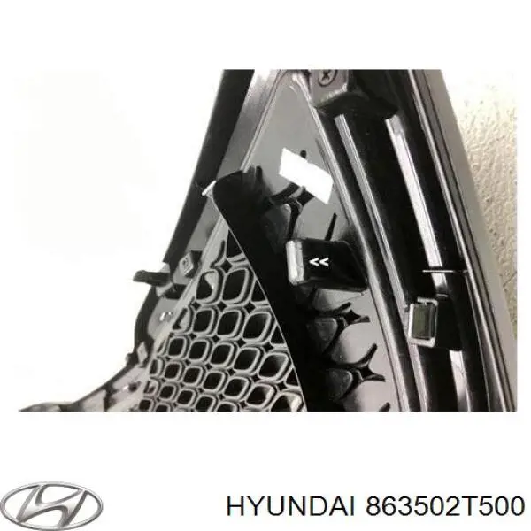 Atrapa chłodnicy Hyundai/Kia 863502T500 cena, od 91,12 USD