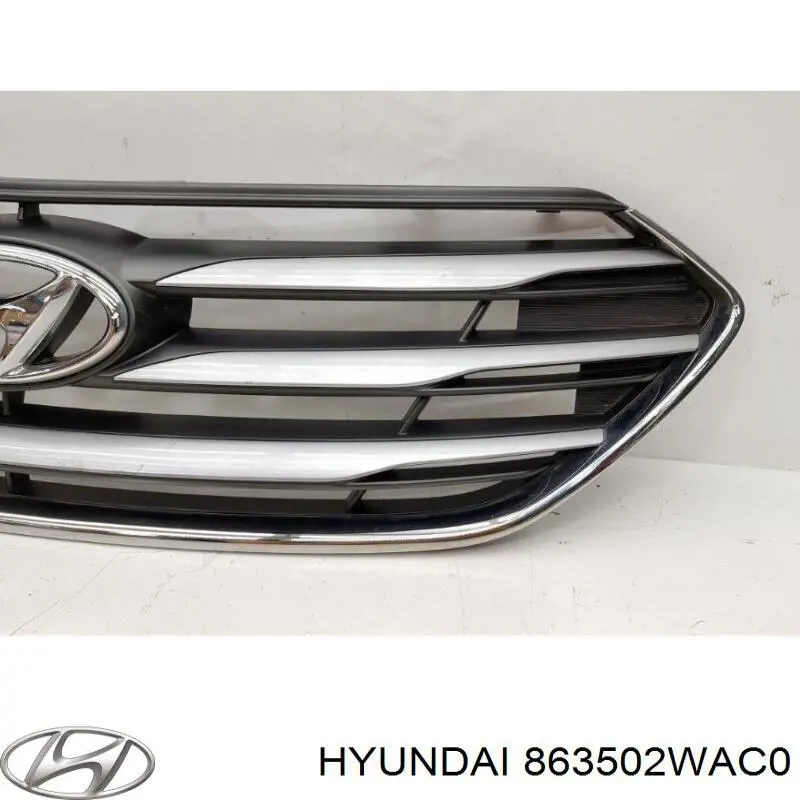 Atrapa chłodnicy Hyundai/Kia 863502WAC0 cena, od 567,43 USD