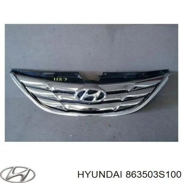 Atrapa chłodnicy Hyundai Sonata VI sedana (YF) (2009 - 2015) cena, od 62,92 USD