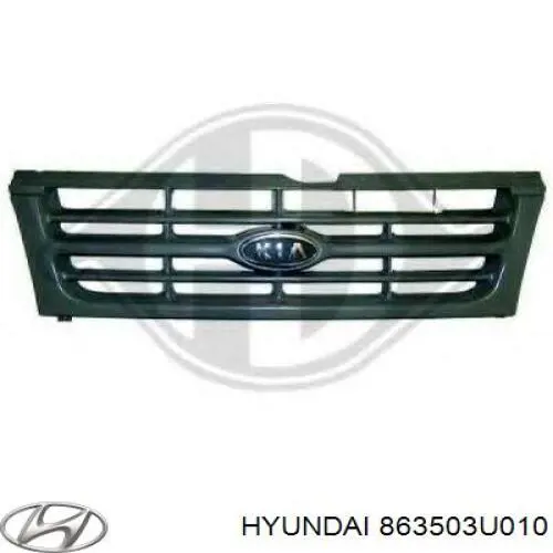 863503U010 Hyundai/Kia Atrapa chłodnicy