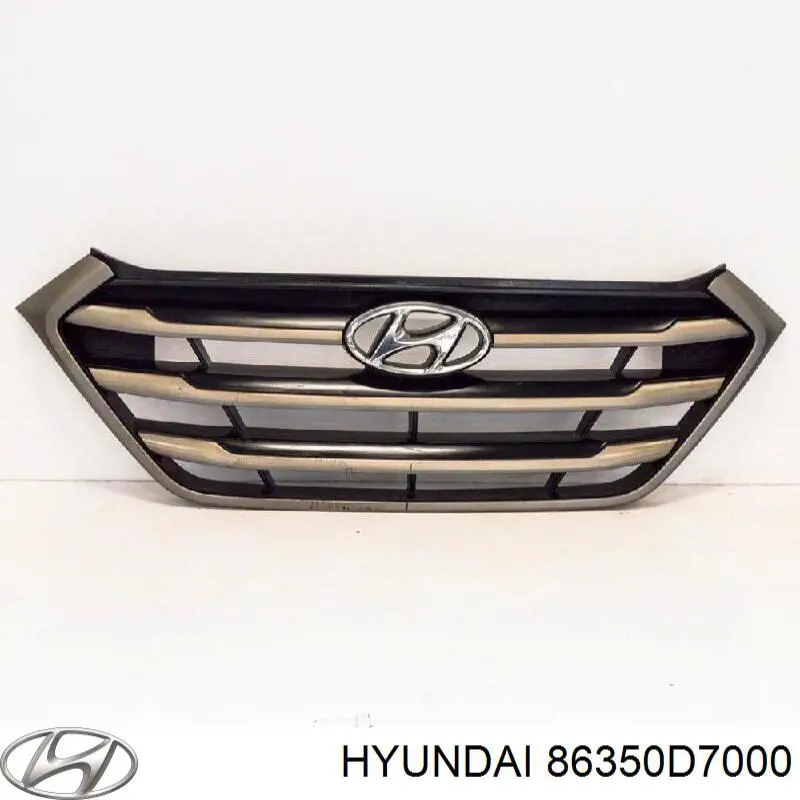 Atrapa chłodnicy Hyundai/Kia 86350D7000 cena, od 122,01 USD