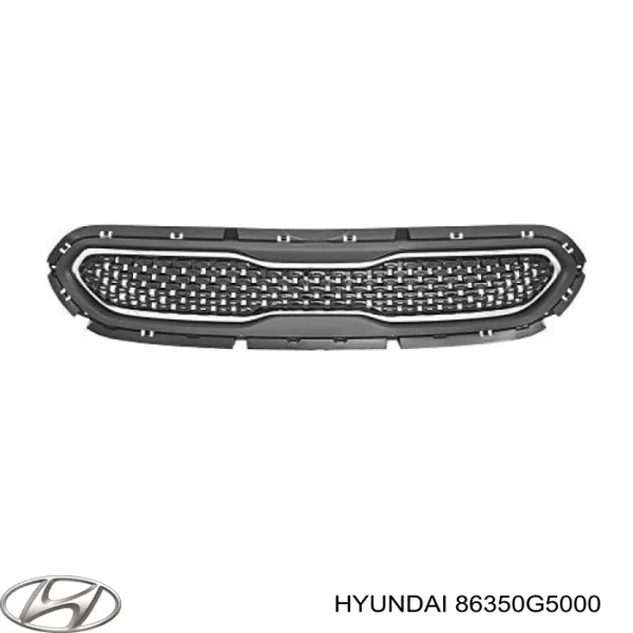 Atrapa chłodnicy Hyundai/Kia 86350G5000 cena, od 211,12 USD