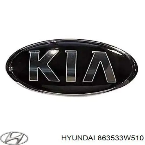 Emblemat na klapę bagaznika (znaczek firmowy) do KIA Sportage III SL