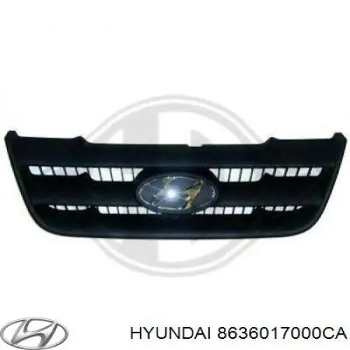 Atrapa chłodnicy do Hyundai Matrix  FC