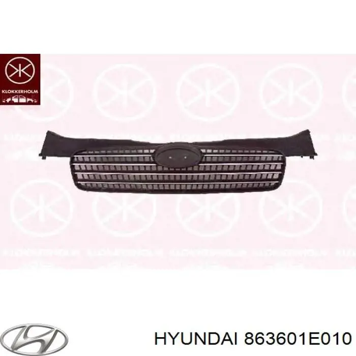 Atrapa chłodnicy Hyundai/Kia 863601E010 cena, od 26,40 USD