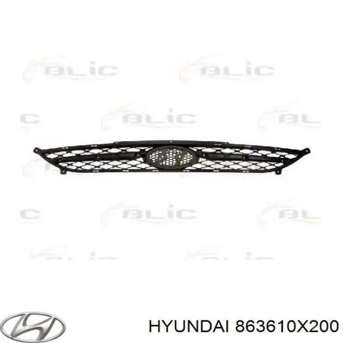 Atrapa chłodnicy do Hyundai I10  PA