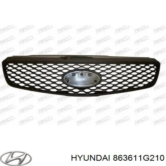 Atrapa chłodnicy do KIA Rio II JB