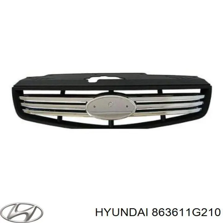 Atrapa chłodnicy KIA Rio II hatchback (JB) (2005 - 2011) cena, od 61,01 USD