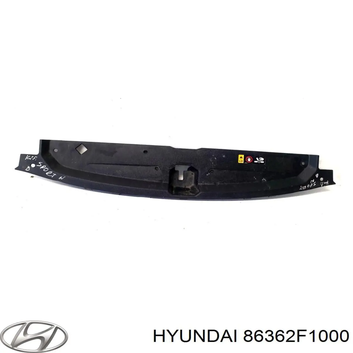 86362F1000 Hyundai/Kia Nakładka panelu przedniego (osłony chłodnicy) górna