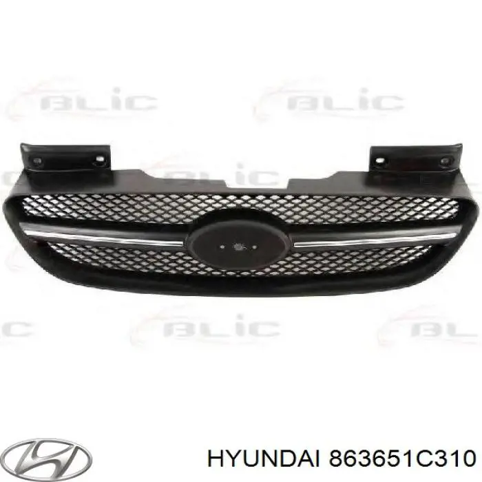 Do koszyka Atrapa chłodnicy Hyundai Getz  