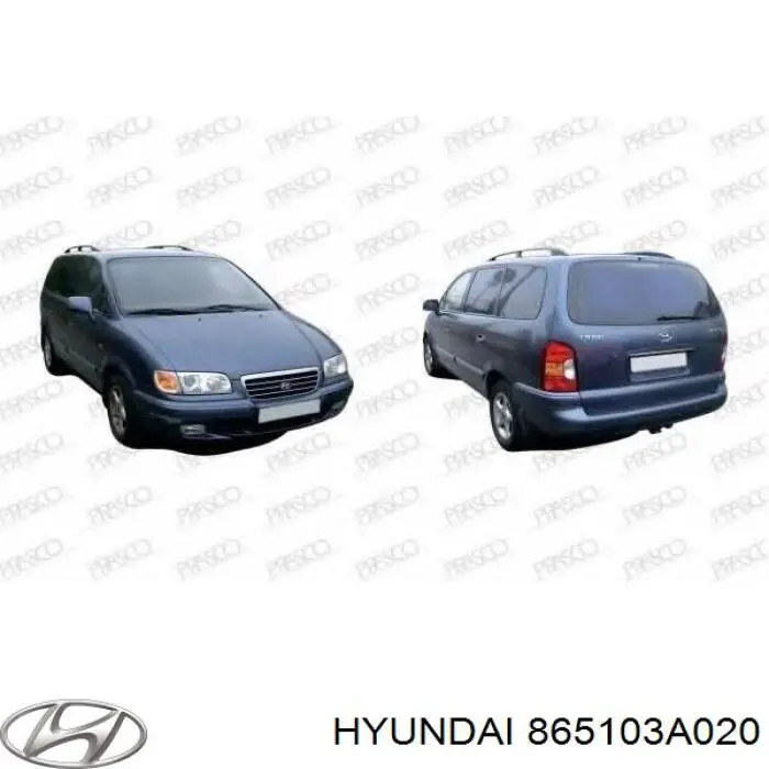 Zderzak przedni Hyundai/Kia 865103A020 cena, od 171,07 USD