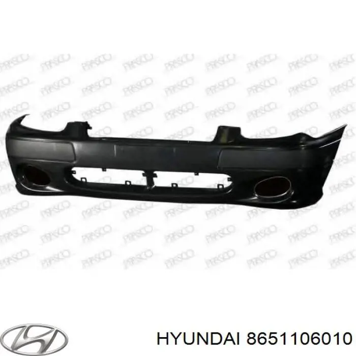 Do koszyka 8651106010 Hyundai/Kia Zderzak przedni
