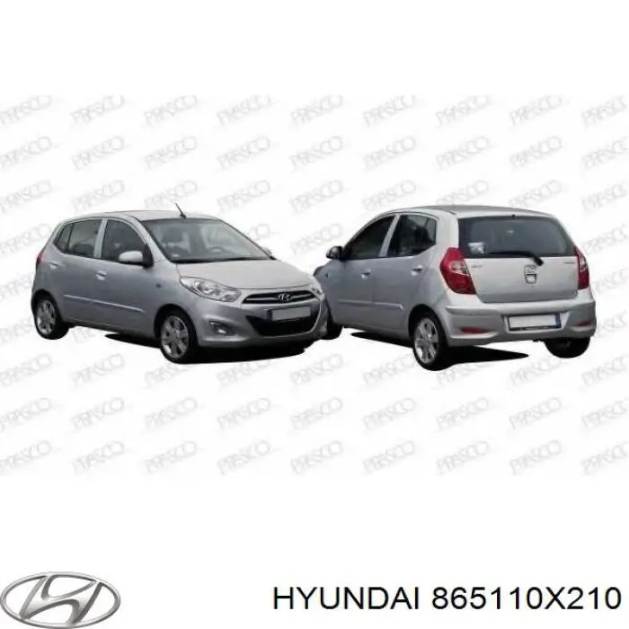 Zderzak przedni Hyundai/Kia 865110X210 cena, od 60,50 USD