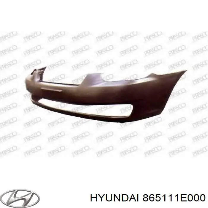 Do koszyka 865111E000 Hyundai/Kia Zderzak przedni