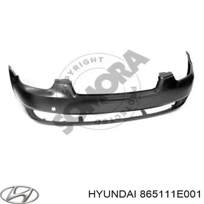 Zderzak przedni Hyundai/Kia 865111E001 cena, od 63,01 USD