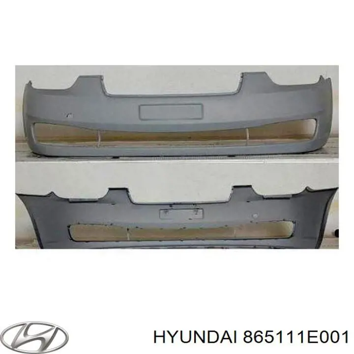 Do koszyka 865111E001 Hyundai/Kia Zderzak przedni