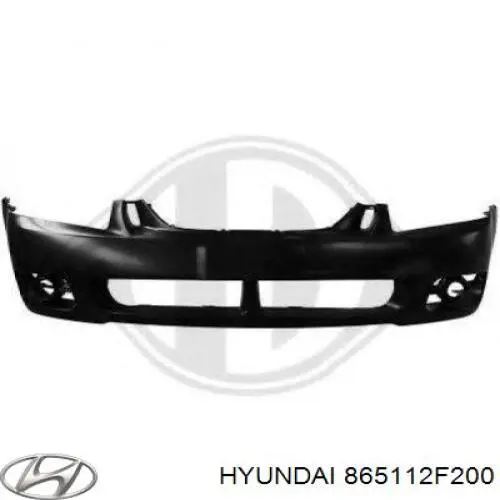 Do koszyka 865112F200 Hyundai/Kia Zderzak przedni