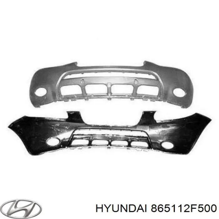 Do koszyka 865112F500 Hyundai/Kia Zderzak przedni