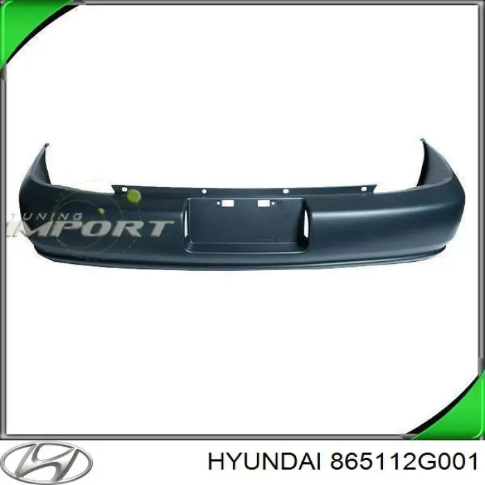 Do koszyka 865112G001 Hyundai/Kia Zderzak przedni