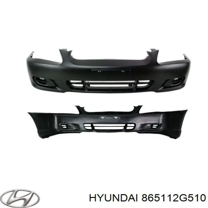 Do koszyka 865112G510 Hyundai/Kia Zderzak przedni