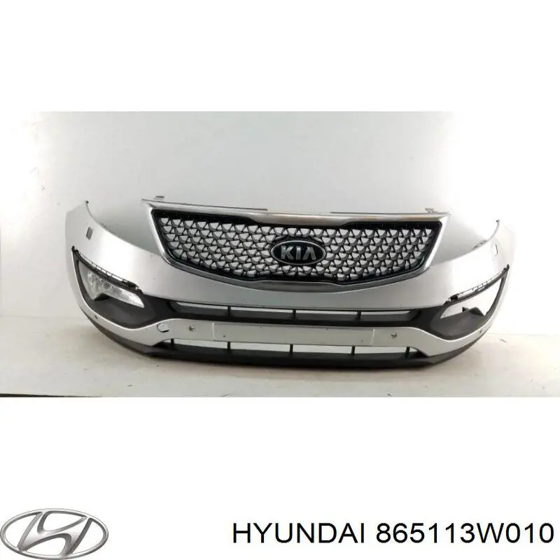 Do koszyka 865113W010 Hyundai/Kia Zderzak przedni