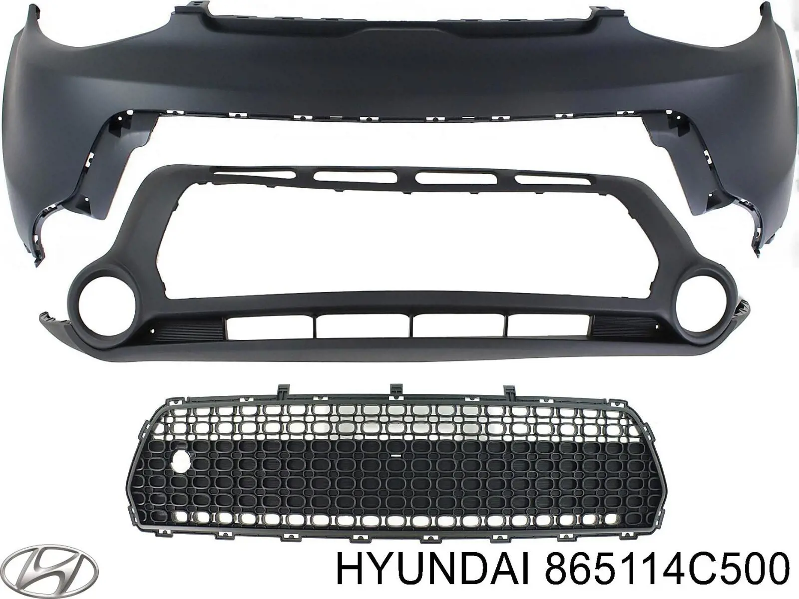 865114C500 Hyundai/Kia Zderzak przedni