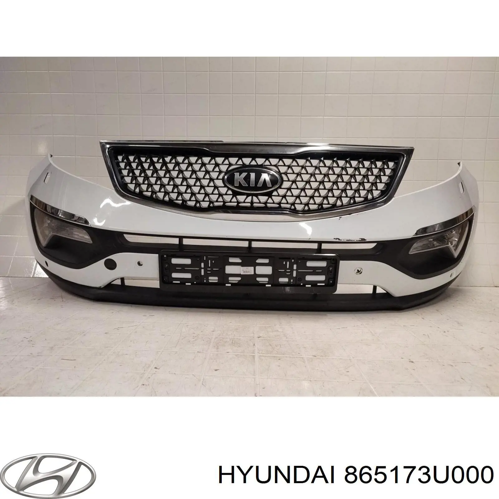 Zaślepka haku holowniczego zderzaka przednia Hyundai/Kia 865173U000 cena, od 11,44 USD