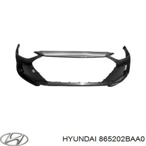 Do koszyka 865202BAA0 Hyundai/Kia Absorber (wypełniacz) zderzaka przedniego