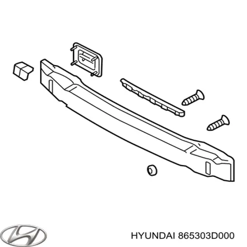 Wzmocnienie zderzaka przedniego Hyundai Sonata IV sedana (EU4) (2001 - 2005) cena, od 128,79 USD