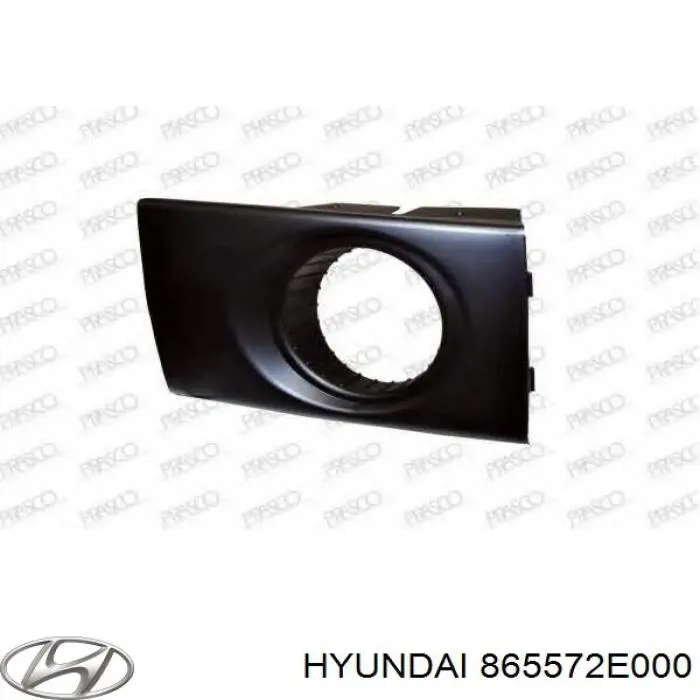 865572E000 Hyundai/Kia Zaślepka (kratki) lamp przeciwmgielnych zderzaka przedniego lewa