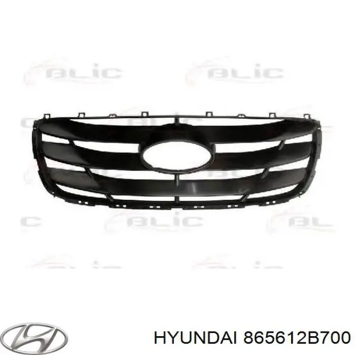 865612B700 Hyundai/Kia Atrapa chłodnicy