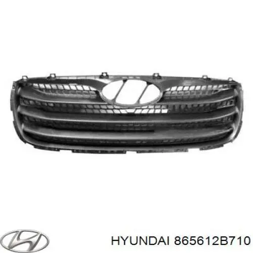 Atrapa chłodnicy Hyundai/Kia 865612B710 cena, od 97,10 USD