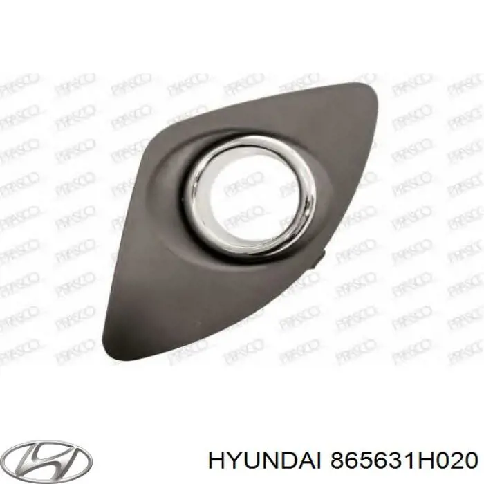 865631H020 Hyundai/Kia Zaślepka (kratki) lamp przeciwmgielnych zderzaka przedniego lewa