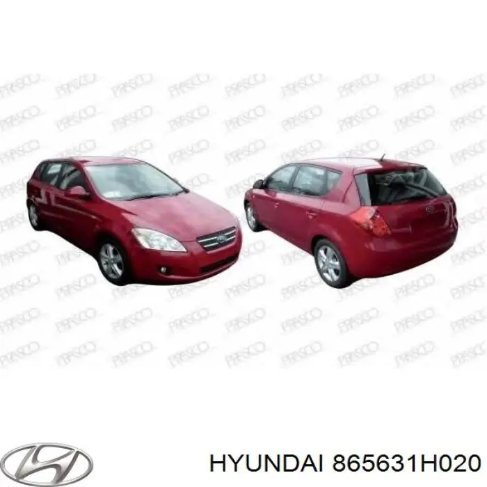 Zaślepka (kratki) lamp przeciwmgielnych zderzaka przedniego lewa Hyundai/Kia 865631H020 cena, od 21,61 USD
